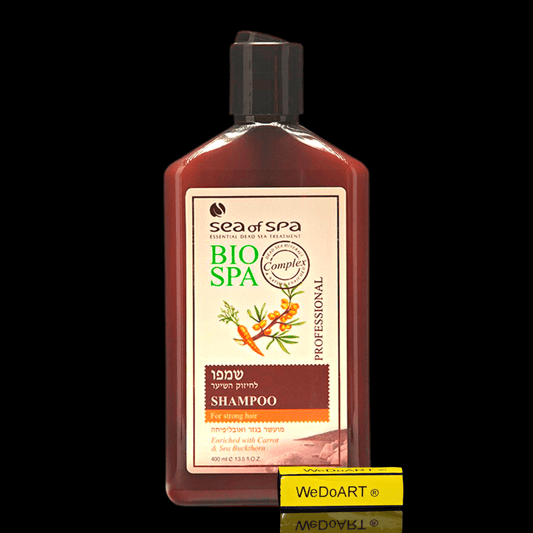 Shampoo for Strong Hair enriched with Carrot & Sea Buckthorn 400 ml - WEDOART-IL