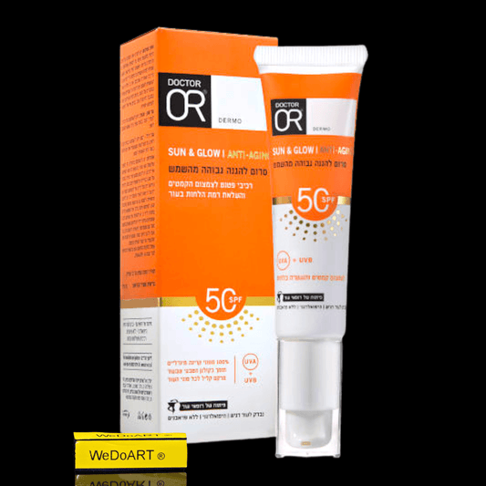 SUN & GLOW Anti-aging protection serum SPF50 30 ml - WEDOART-IL