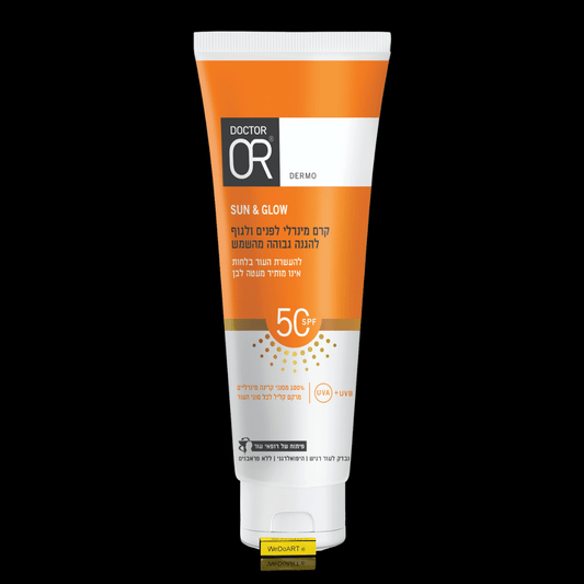 SUN & GLOW mineral sunscreen for face and body SPF50 125 ml - WEDOART-IL