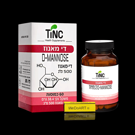Tinc - D-MANNOSE 500 mg 60 capsules - WEDOART-IL