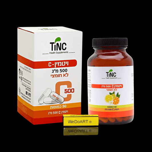 Tinc - Vitamin C-500 non-acidic 90 capsules - WEDOART-IL