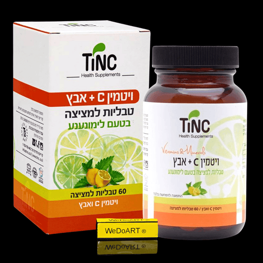 TINC Zinc for sucking with vitamin C in mint flavor 60 tablets - WEDOART-IL