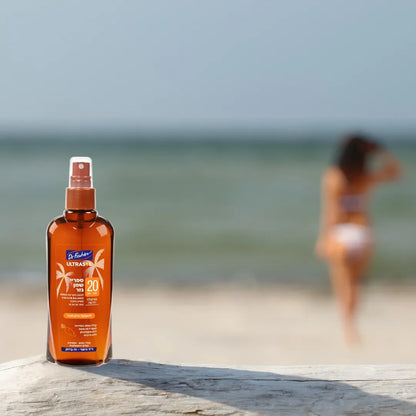 ULTRASOL carrot oil spray SPF 20 200 ml pump bottle, second view