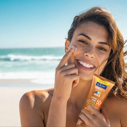 ULTRASOL MAX sunscreen lotion SPF50+ 200 ml bottle, second view