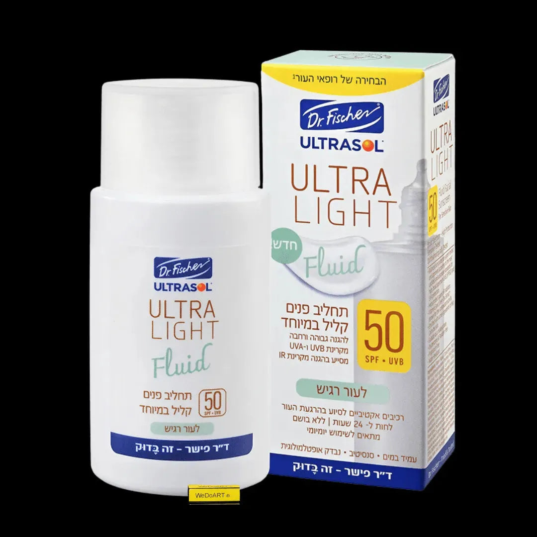 ULTRASOL ULTRA LIGHT Fluid light face lotion SPF50 for sensitive skin 50 ml - WEDOART-IL