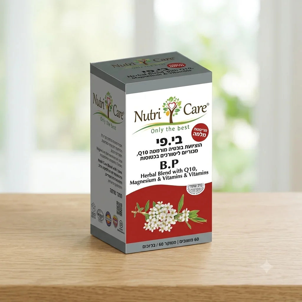 Nutri Care B.P herbal blend with Q10, magnesium & vitamins for skin health
