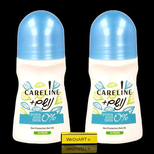 2 Deodorant roll-on breathe 0% aluminum without alcohol (2x 75 ml) Careline