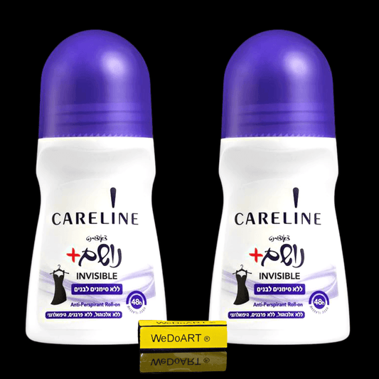 2 Deodorant roll-on breathe INVISIBLE without alcohol (2x 75 ml) - WEDOART-IL