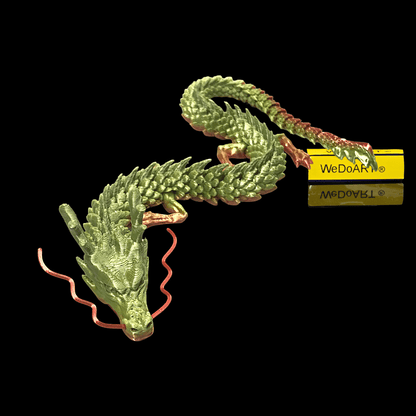Articulated dragon 3d print 12.5" - 32 cm long! - WEDOART-IL