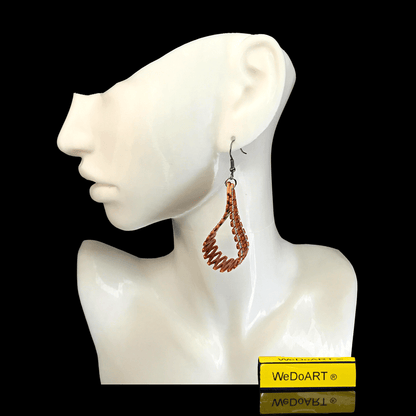 3D printed geometric earrings - WEDOART-IL
