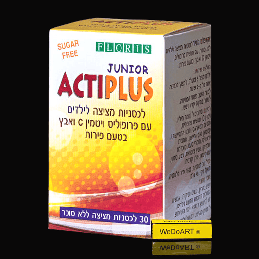 ActiPlus 30 Sucking lozenges for kids with propolis vitamin C & fruit-flavored zinc - WEDOART-IL