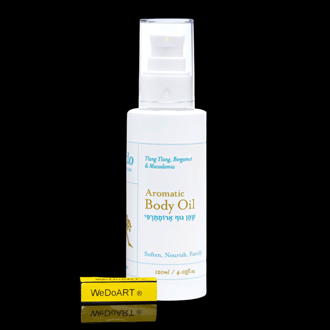 Aromatic Body oil -Ylang-Ylang, Bergamot & macadamia 120ml-4.05FL.oz - WEDOART-IL