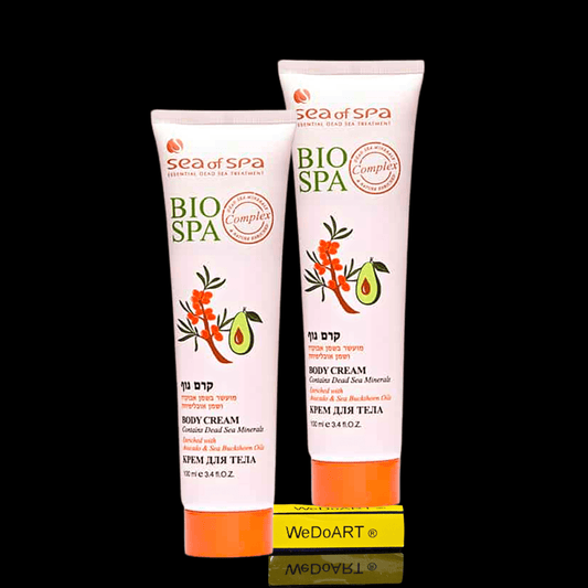 BIOSPA - Body Cream enriched with Avocado & Sea Buckhorn 2x 100 ml - WEDOART-IL