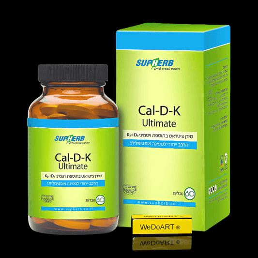 CAL D K ULTIMATE Calcium citrate 60 tablets - WEDOART-IL