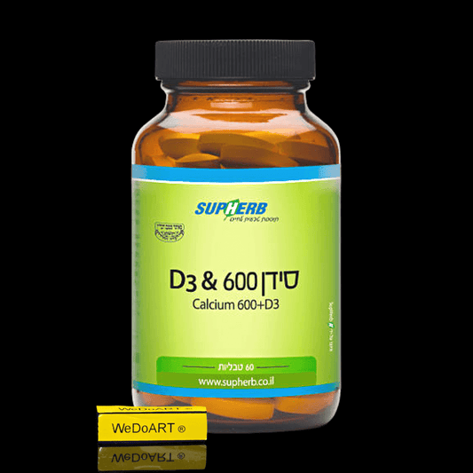 Calcium 600 & D3 60 tablets - WEDOART-IL
