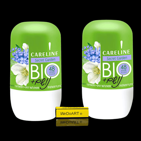 Careline -2 Deodorant roll-on breathe BIO Secret Garden (2x 75 ml) - WEDOART-IL