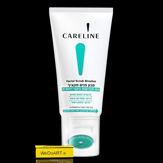 Careline Facial Scrub Brusher with Special Brush 150 ml - WEDOART-IL