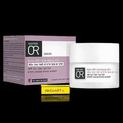 Doctor OR Retin-OR Anti-Aging Day Cream 45+ with SPF 15, jar front view.