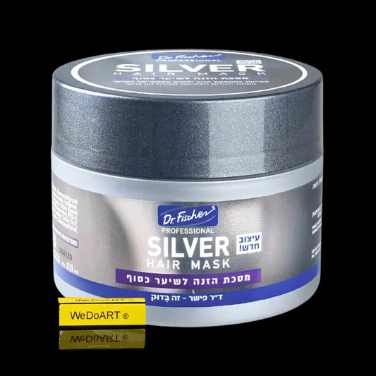 Front view of Dr. Fischer SILVER nourishing mask for silver hair, 300 ml