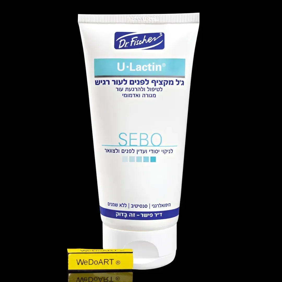 U-Lactin SEBO Foaming Face Gel for sensitive skin 150 ml bottle by Dr. Fischer