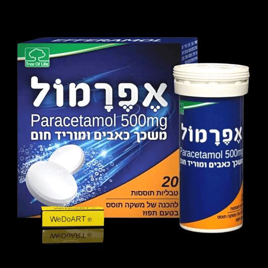 EFFERAMOL - Paracetamol 500mg 20 Effervescent tablets - WEDOART-IL