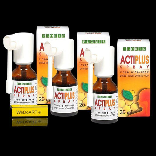Floris Actiplus Spray 3X 25 ml Throat And Mouth Problems Pure Propolis Extract - WEDOART-IL