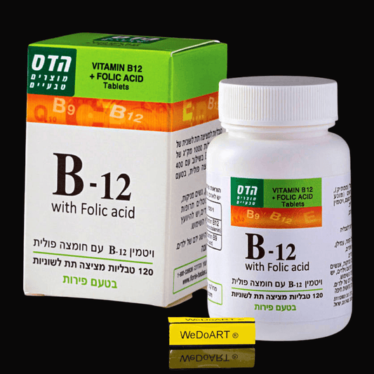 Floris Hadas Vitamin B12 plus folic acid 120 Tablets - WEDOART-IL