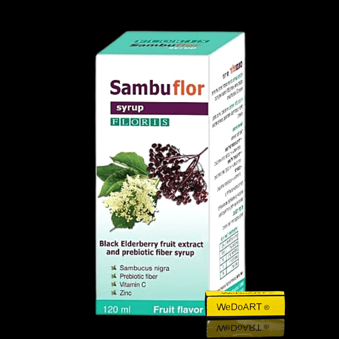 FLORIS Sambuflor fruit flavored syrup 120 ml - WEDOART-IL