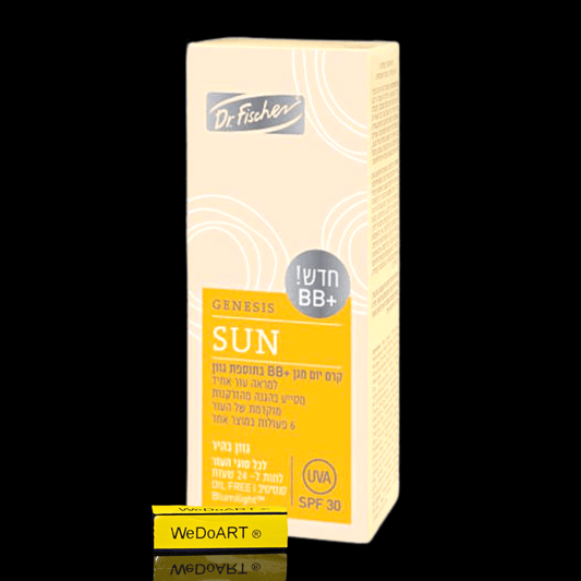 Genesis Sunscreen Protective day cream +BB plus a light shade 50 ml - WEDOART-IL