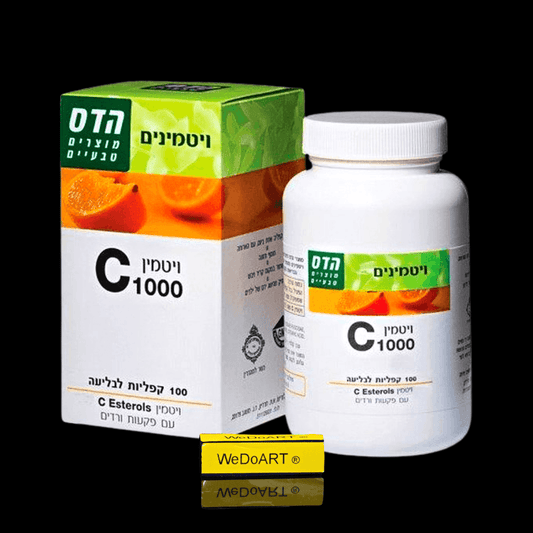 Hadas Vitamin C1000, 100 capsules - WEDOART-IL