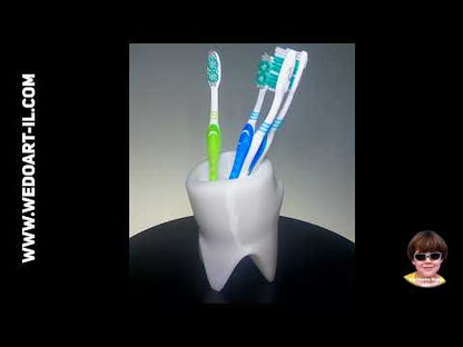Улыбающийся зуб Держатель для зубной щетки 3D печать