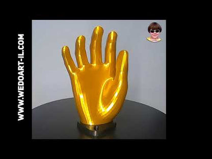 Lebensgröße Golden Grabbing Hand Wandhaken Kleiderbügel 7 "-17,8 cm