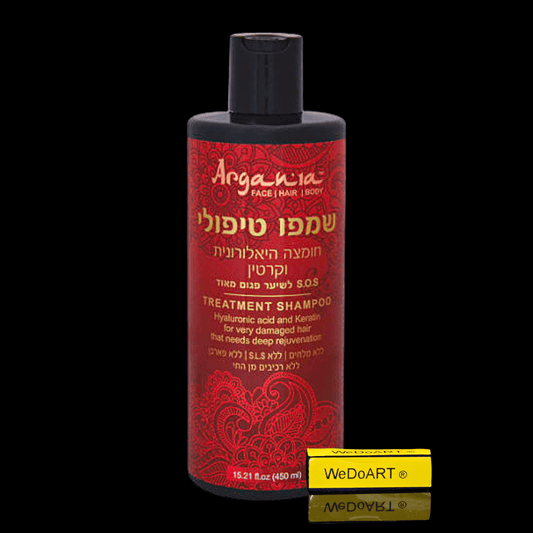 Hyaluronic acid and keratin treatment shampoo 450 ml - WEDOART-IL
