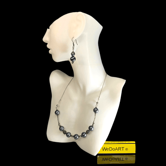 jewelry necklace and earrings set - WEDOART-IL