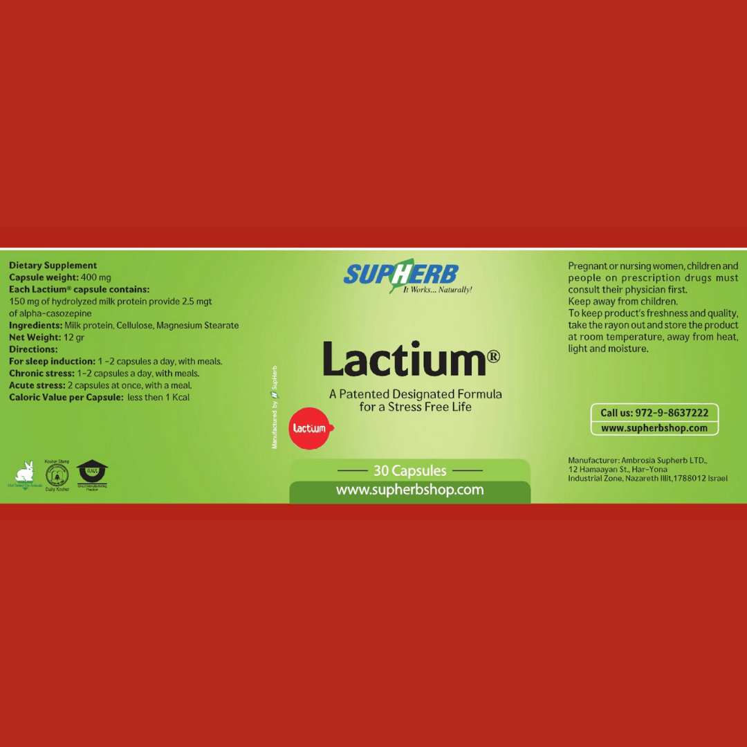 Lactium 10 Capsules - WEDOART-IL