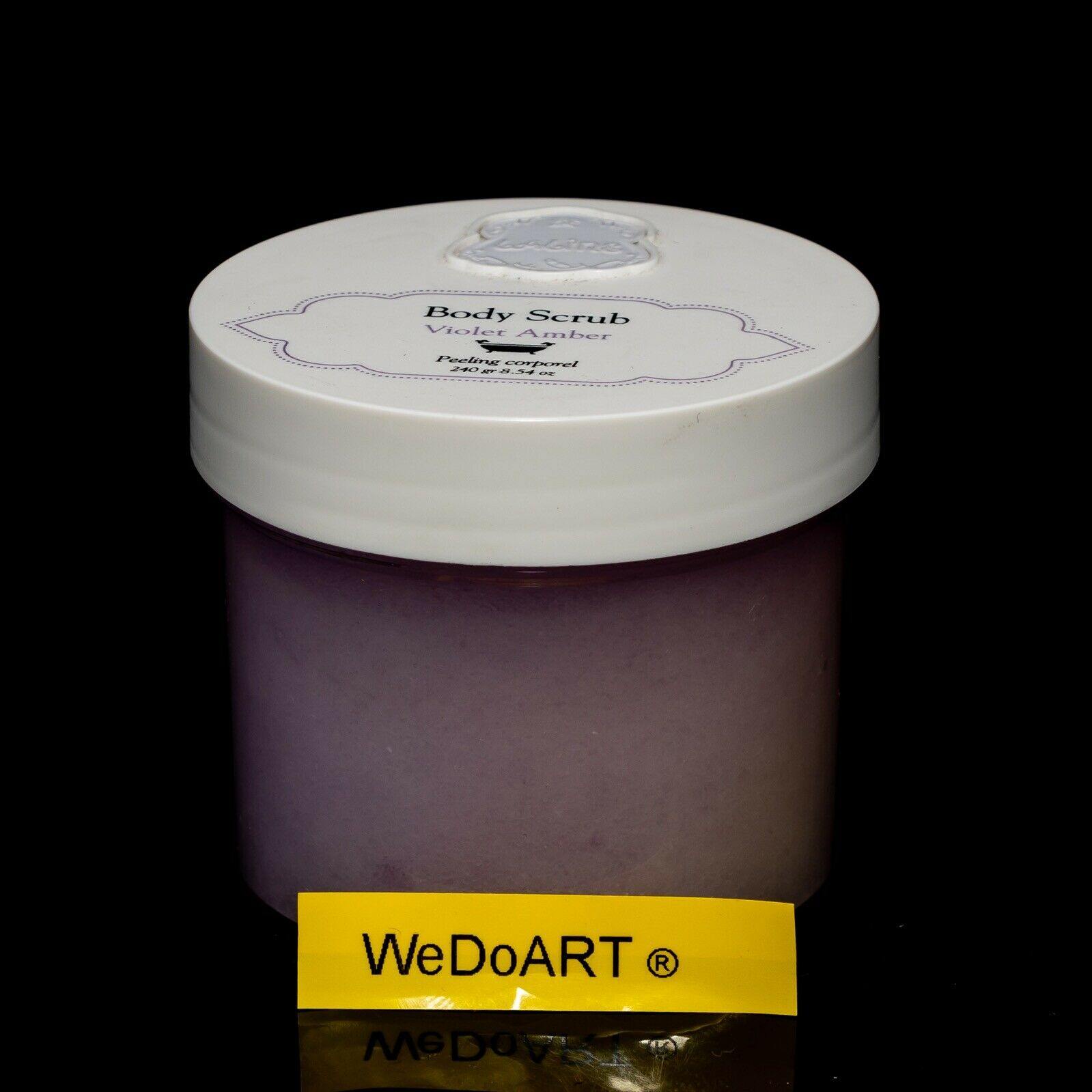 Laline body scrub Violet Amber 240g - 8.54oz - WEDOART-IL