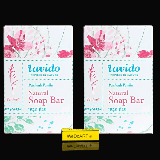 Lavido 2 Vanilla Patchouli-scented soaps 2x120 g - WEDOART-IL