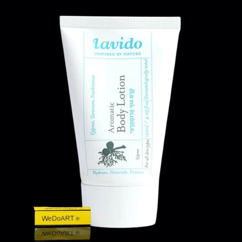 LAVIDO Aromatherapy body lotion - cypress, geranium shea butter & frankincense - WEDOART-IL