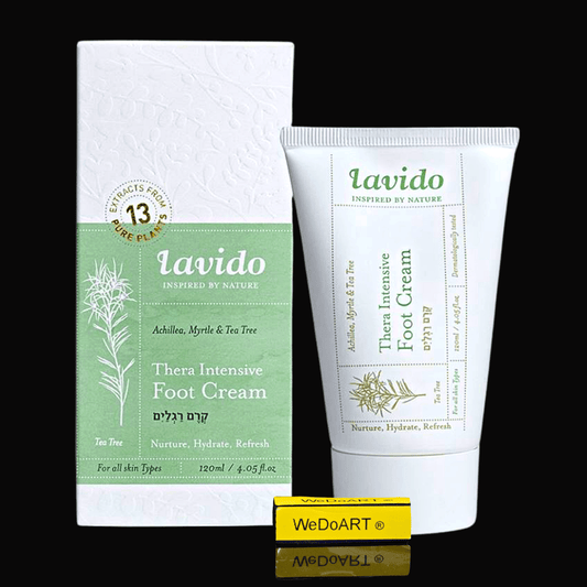 Lavido Foot Cream Achillea, myrtle & tea tree 120 ml - WEDOART-IL