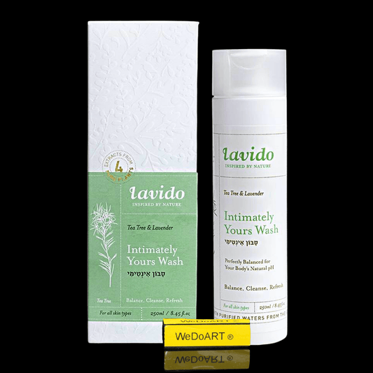 Lavido Intimate Soap GreenAid | Tea tree & lavender 250 ml - WEDOART-IL