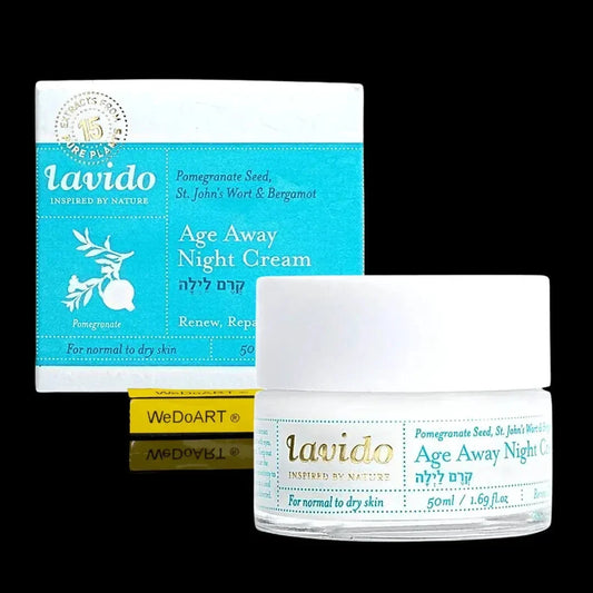 LAVIDO Night Cream Age Away 50 ml with pomegranate and bergamot, main product photo
