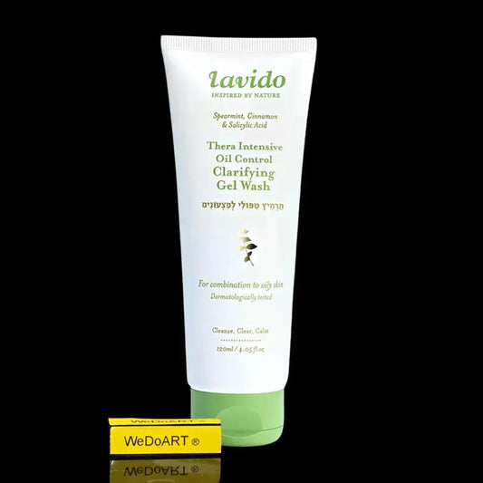 Lavido GreenAid Oil Control Wash with mint and cinnamon, 120 ml gel cleanser tube