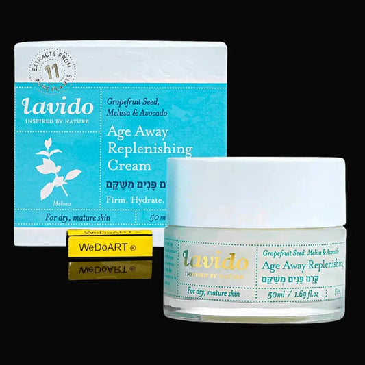 Lavido Replenishing Face Cream with Grapefruit Seed, Melissa and Avocado in a 50 ml pack.