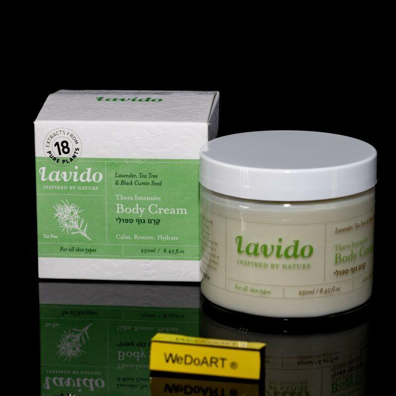 LAVIDO Thera Intensive Body Cream Lavender, Tea Tree & Black Cumin Seed - WEDOART-IL