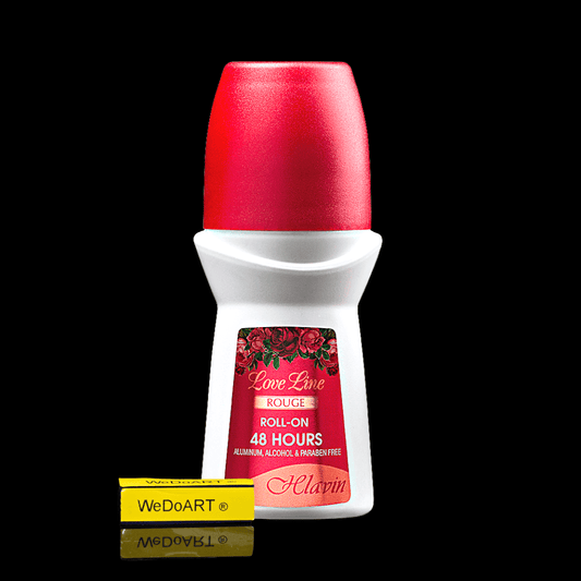 Love Line Rouge - Deodorant roll-on for women 80ml - WEDOART-IL