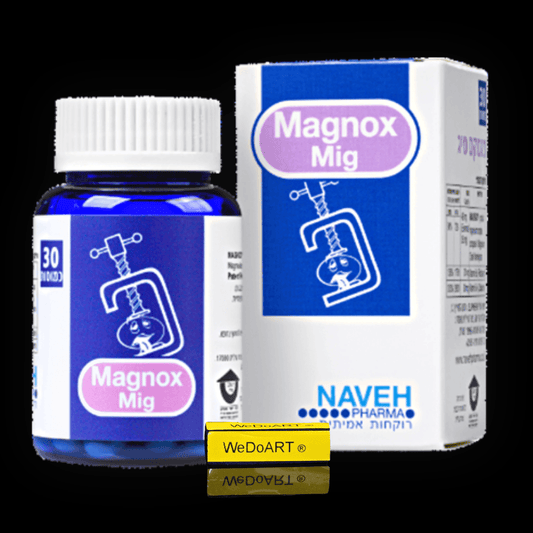 Magnesium Magnox Mig For Migraine 30 Capsules - WEDOART-IL
