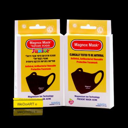 Magnox face mask - anti-bacterial - reusable. Helps protect against viruses LOT 2 pieces - WEDOART-IL