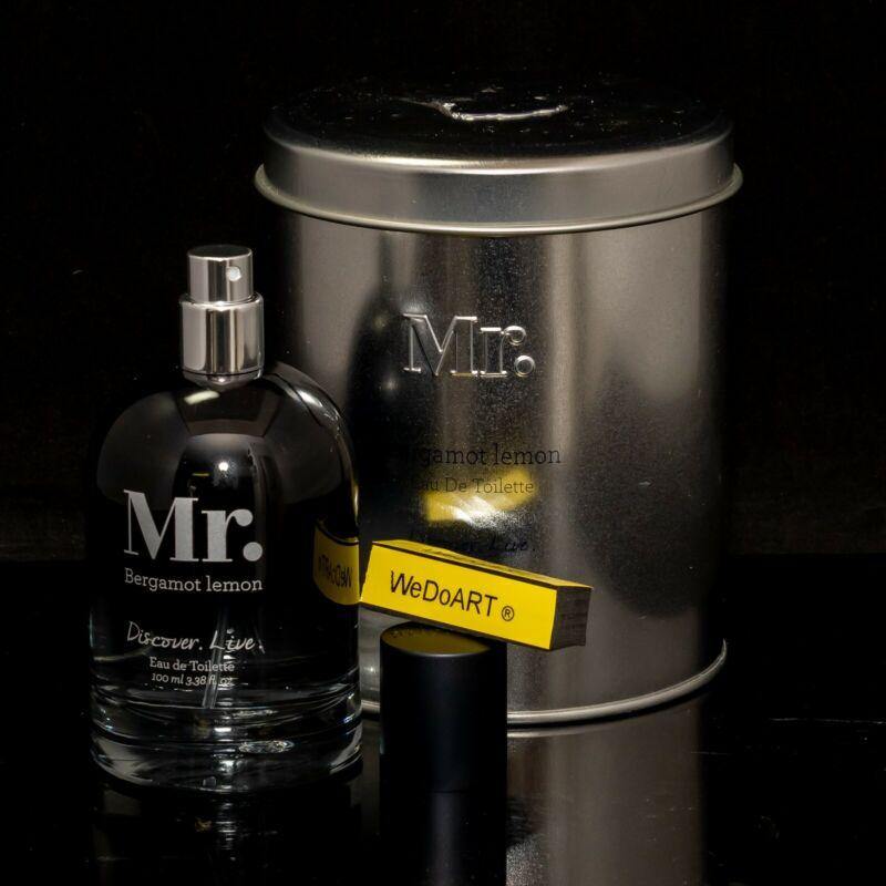Mr. Laline  Eau de toilette for Men Bergamot Lemon 100ml - 3.38FL.oz - WEDOART-IL