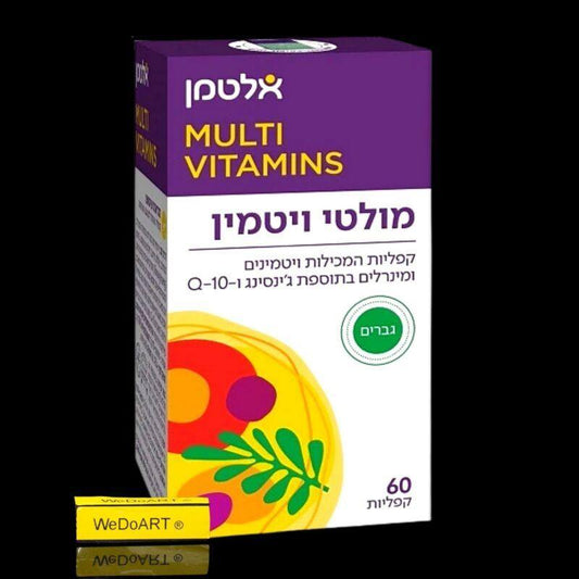 Multi vitamins for men 60 Multi Vitamin Capsules - WEDOART-IL