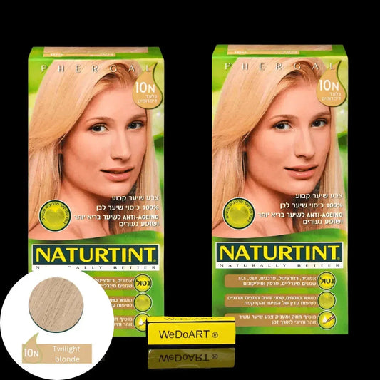 Naturtint Permanent Hair Color 10N Light Dawn Blonde permanent gel hair color, 2-Pack, 165 ml